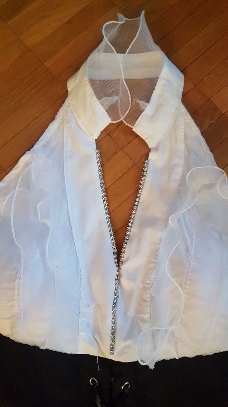 Kleider: Schwarz-weisses Neckholder-Kleid – Neu (gemäss Beschreibung) aus Oberengstringen von Sheera7 3