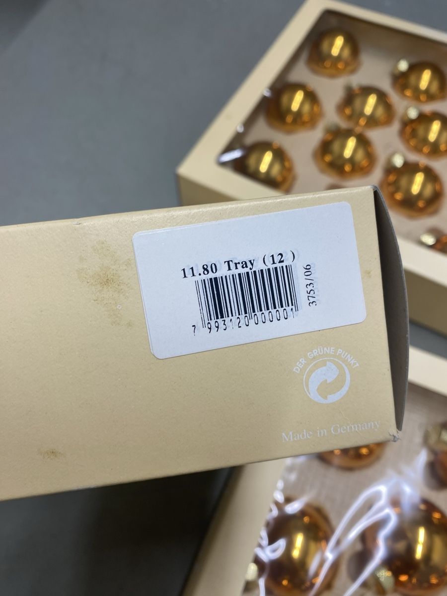 Tutte le decorazioni: Weihnachtskugeln Inge-Glas 58 Stück Mandarin – Usato da Zollikon venduto da Dory11 4