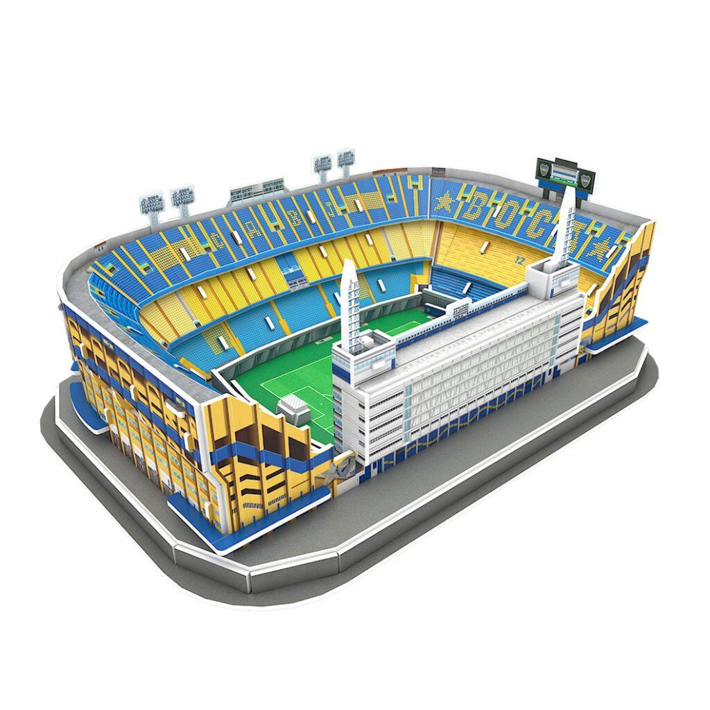Puzzle: Boca Juniors Bombonera 3D-Stadion-Puzzle – Nuovo e nell'imballaggio originale da Wil SG venduto da Football-Legends 3