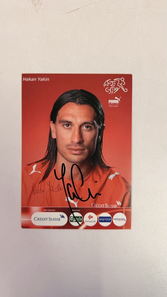Autografi: Hakan Yakin Autogrammkarte – Usato da UNTERSIGGENTHAL venduto da s_rzb8