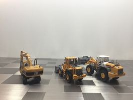 CAT/ LIEBHER 1:87 H0 EXCAVATOR,VOLVO,