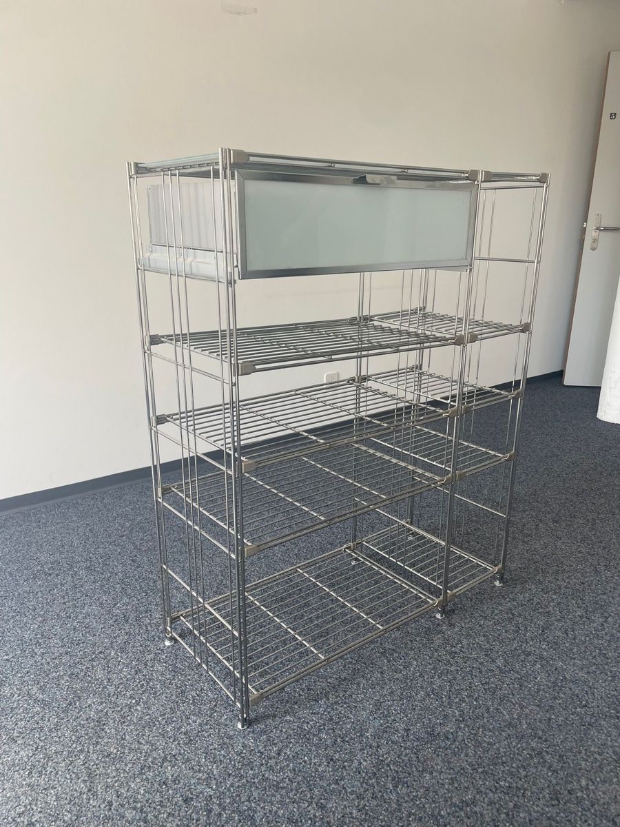 Balton Scaffali: Regal BALTON / ZILO Metall mit Schublade – Usato da Stäfa venduto da buecher10 4