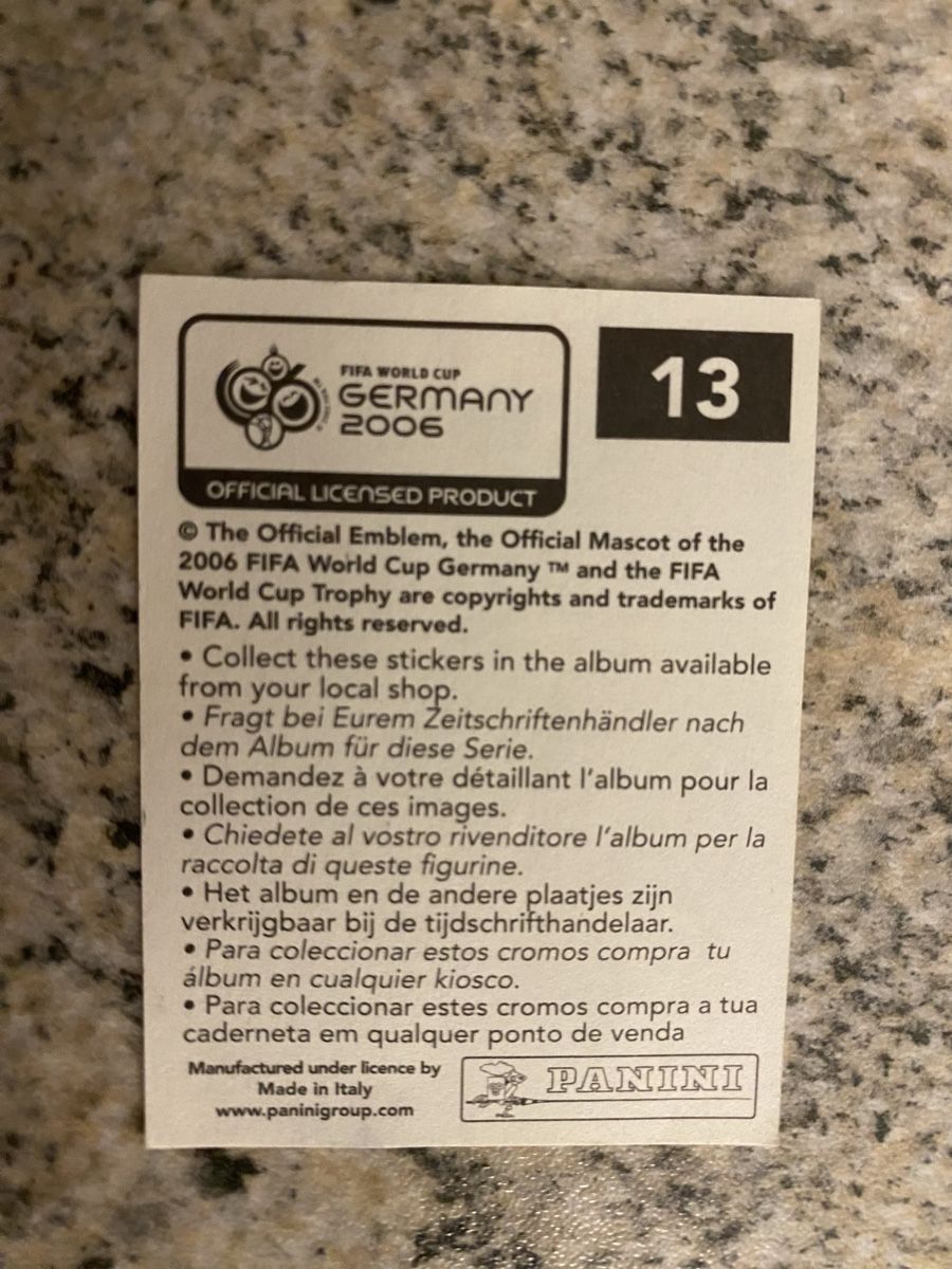 Panini Carte collezionabili: Panini Sticker WM 2006 – Nuovo (secondo la descrizione) da Schönenwerd venduto da ben_5527 1