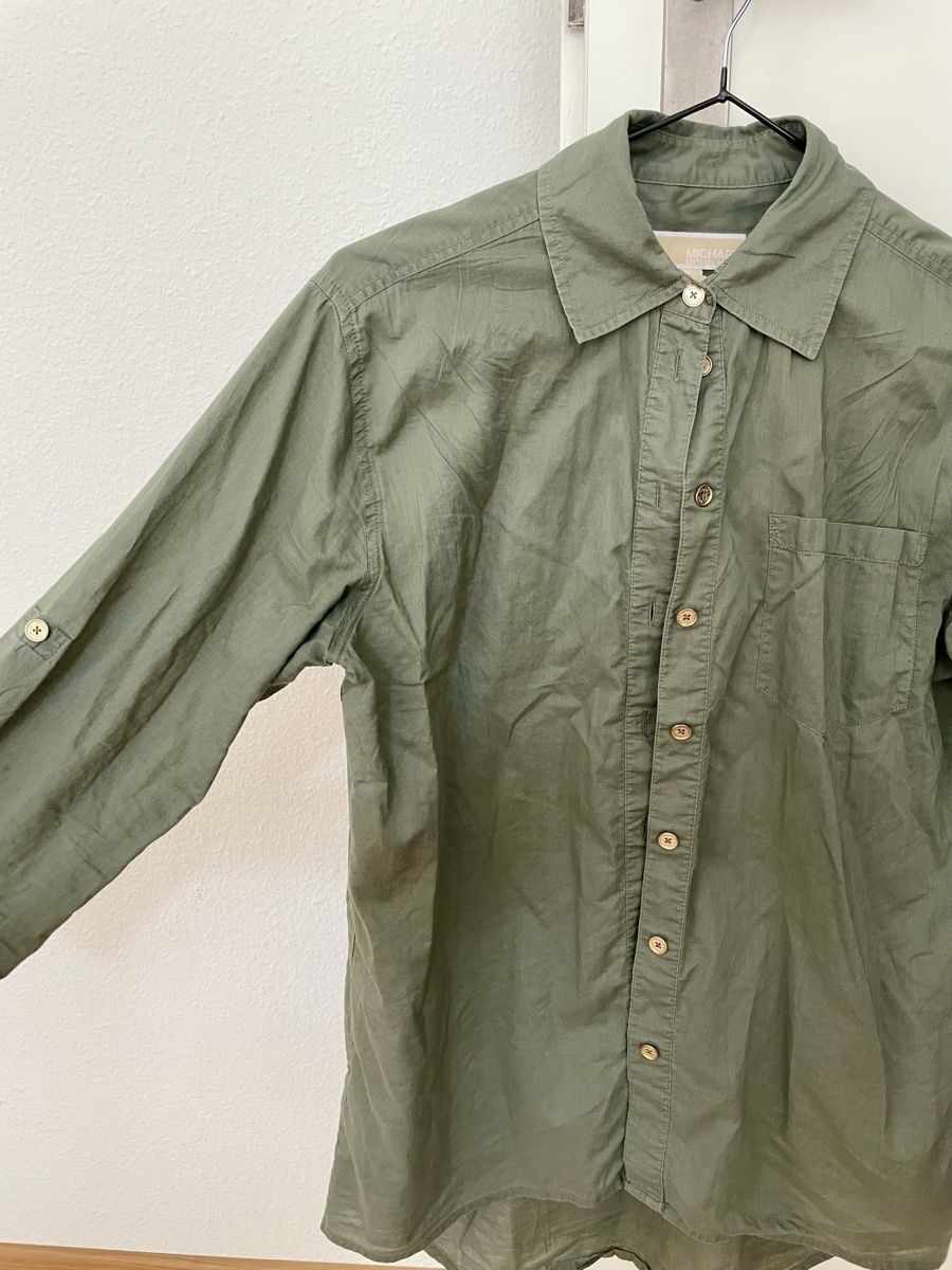 Michael Kors Camicette: Michae Kors Hemd in Khaki, Gr. S – Usato da Zürich venduto da vik_isi 3