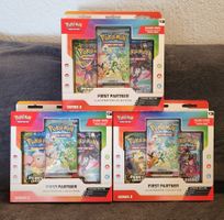 3x Pokémon First Partner Series 2 Illustration Collection EN