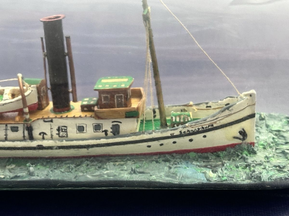 Kit di modellismo & Modellini statici: Buddelschiff Flaschenschiff Dampfschiff DS SHAARHÖRN – Usato da Steffisburg venduto da bwt56 2