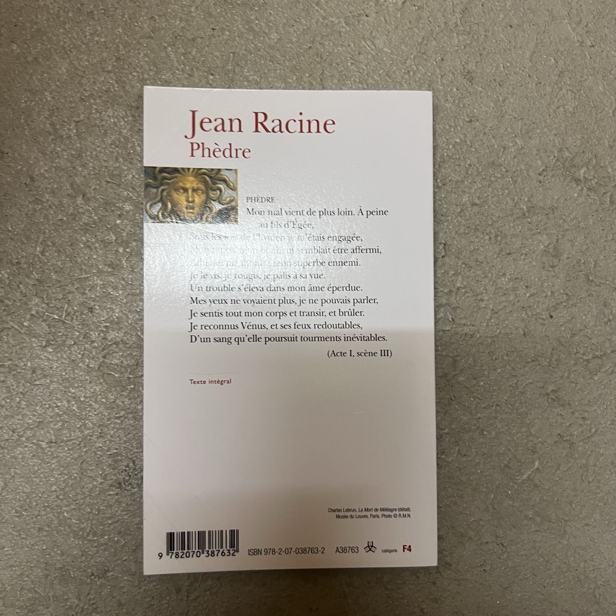 Bücher: Racine, Phèdre - Édition Folio - Classique Intemporel – Neu (gemäss Beschreibung) aus Gland von ms_ 1