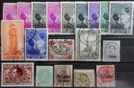 Belgien Lot mit alten Werten VIII