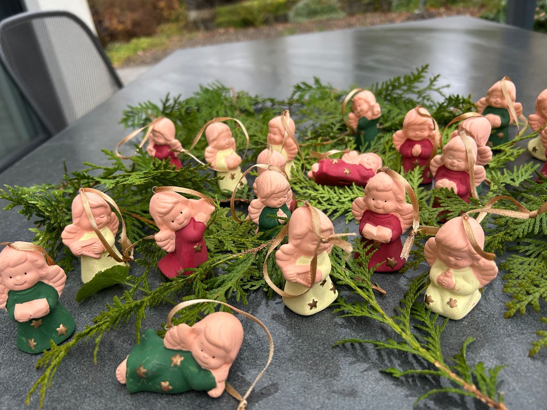 Tutte le decorazioni: 20 kleine Weihnachtsengel – Nuovo (secondo la descrizione) da Eschenz venduto da glaro14 2