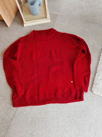 Pull rouge Chicorée, taille M, chaud