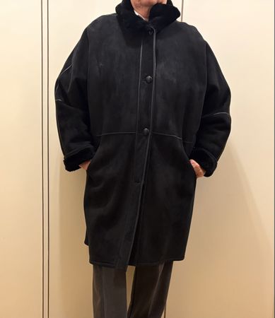 Manteau en mouton retourné Philippe Vallereuil