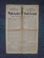 AI APPENZELLER VOLKSFREUND Samstag, 14. Januar 1922