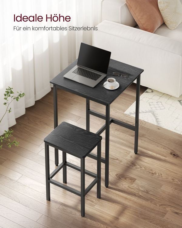 Tavoli: Bartisch Set Tisch 60x60 mit 2 Stühlen SARAH – Nuovo e nell'imballaggio originale da Lachen SZ venduto da MAMORU-MOEBEL 2