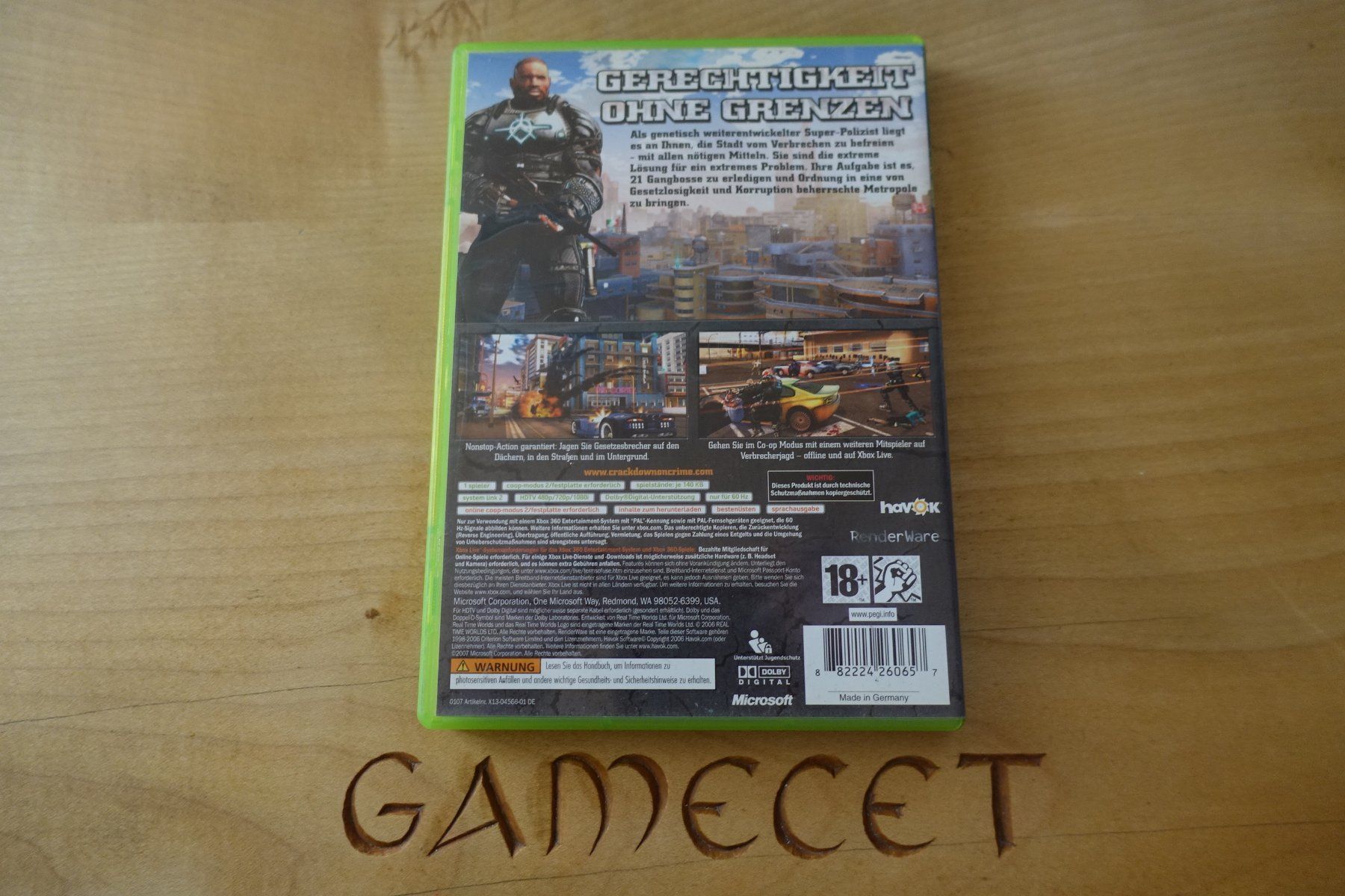 Microsoft Giochi: Crackdown – Usato da Steinach venduto da Gamecet 2