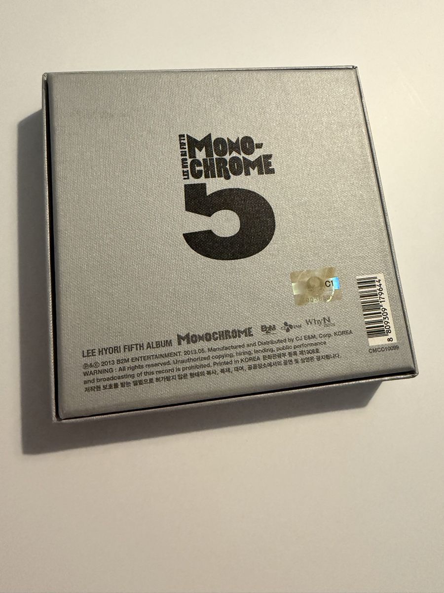 CD: Lee Hyori CD "Monochrome" – Usato da Baden venduto da CeDe22 1