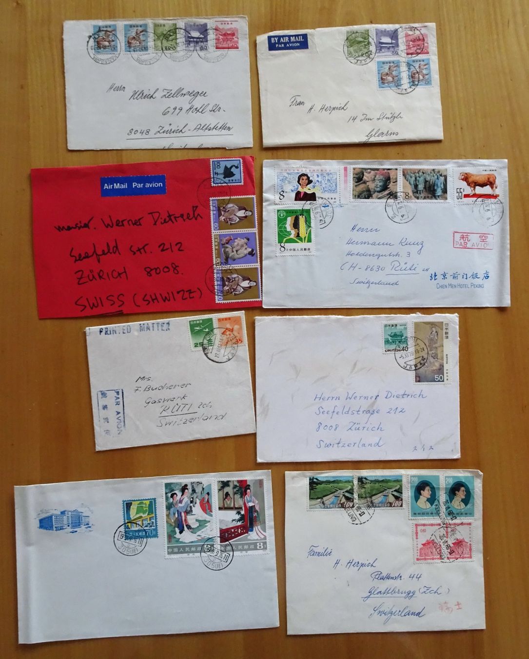 Alle Briefmarken: Bedarfsbriefe Asien – Gebraucht aus Feldbrunnen von MarcusSO 6