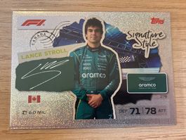 Topps Turbo Attax 2026 Signature Style 278 Lance Stroll
