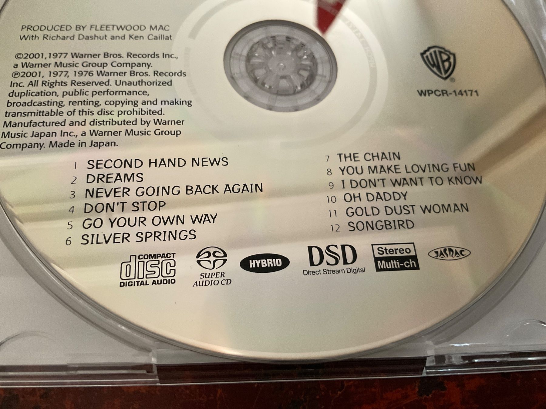 CDs: Fleetwood Mac Rumours Japan SACD – Neu (gemäss Beschreibung) aus Delémont von vinylfreak01 3