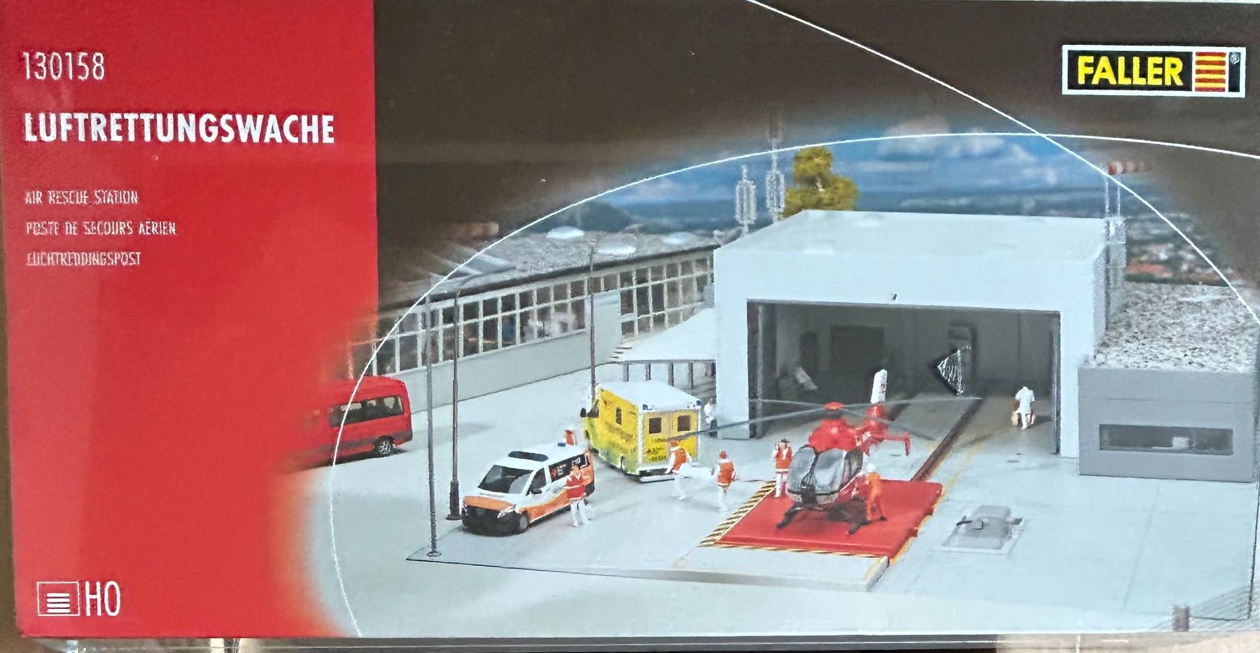 Faller Modellini di ferrovie: H0 Faller 130158 Luftrettungswache – Nuovo (secondo la descrizione) da Belp venduto da AEMA-Modellbau