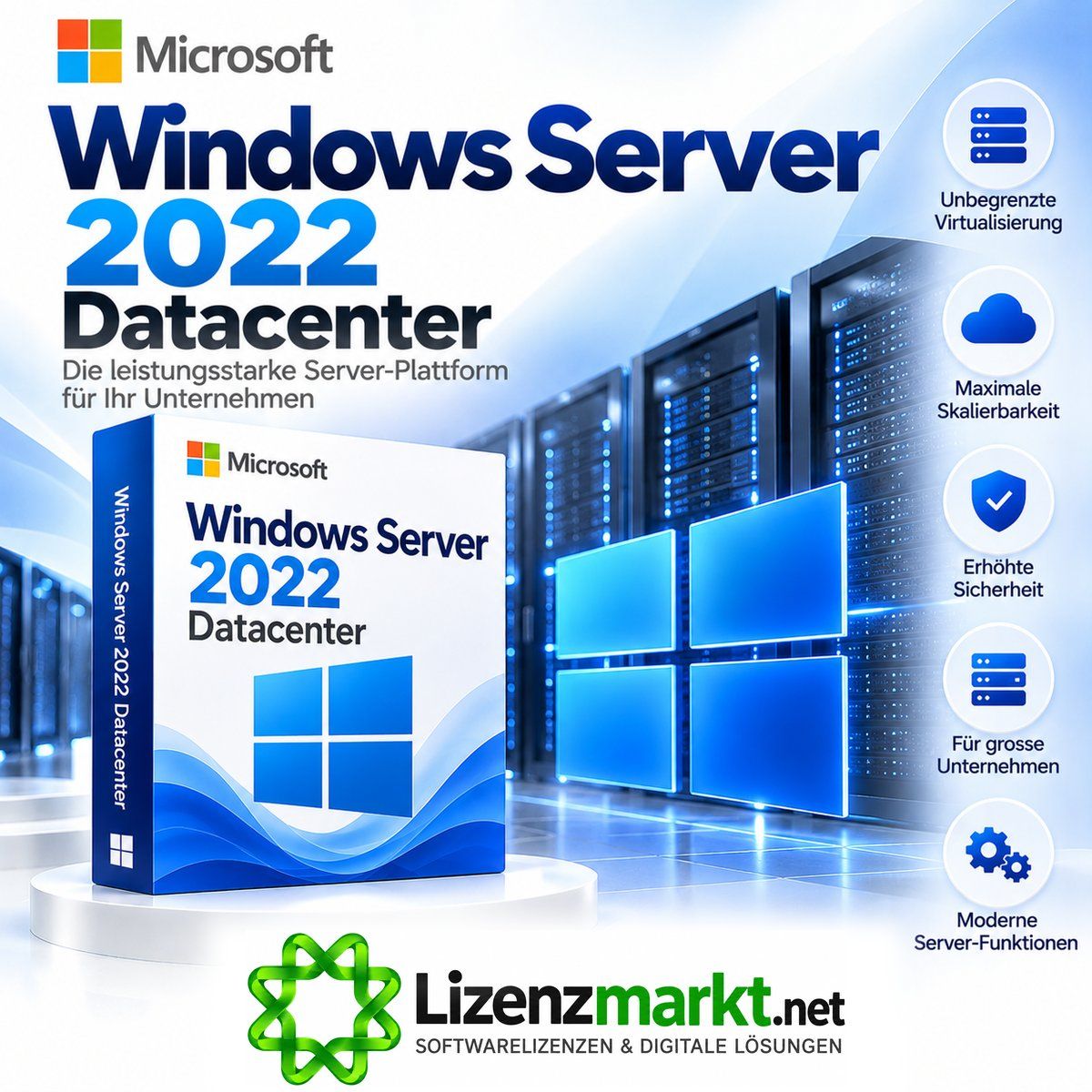Microsoft Software: Windows Server 2022 Datacenter – Nuovo (secondo la descrizione) da Gossau SG venduto da Lizenzmarkt
