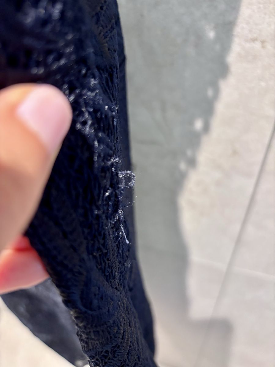 Comma Kleider: Spitzenkleid comma., dunkelblau, Grösse 36 – Neu (gemäss Beschreibung) aus Zollikon von pitpat02 6