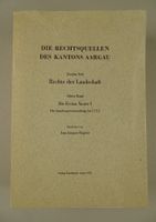 DIE RECHTSQUELLEN DES KANTONS AARGAU, RECHTE DER LANDSCHAFT