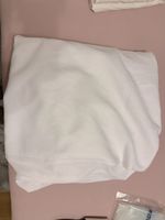 Micasa  Molton Bettbezug 100% Baumwolle Weiss neuwertig