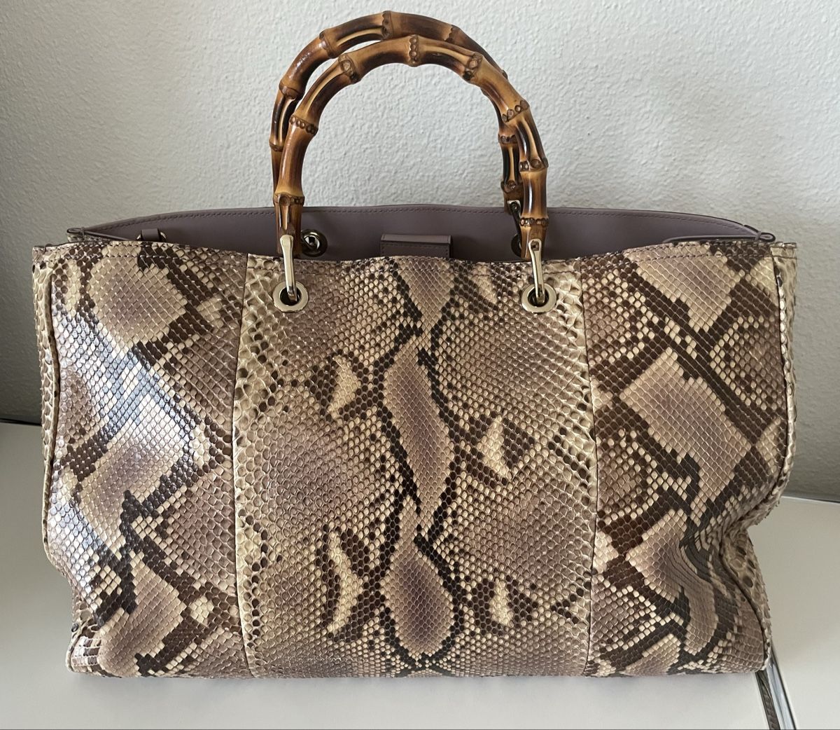 Gucci Taschen für Damen: Gucci Bamboo Python – Neu (gemäss Beschreibung) aus Baar von mugi5813