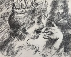 Lovis Corinth 2 Bilder "Gullivers Reisen"   DRUCK