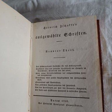 Livres: Antikes Buch "Des Schweizers Geschichte" von 1825 – D'occasion à Abtwil SG par luupsy 1
