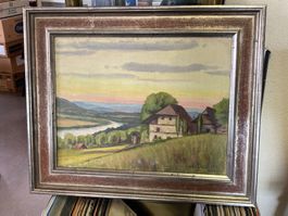 STAUFFER Fred 1892-1980 Oelgemälde signiert