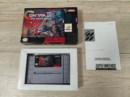 Contra 3 avec boîte en très bonne état, Super NES, (NTSC)