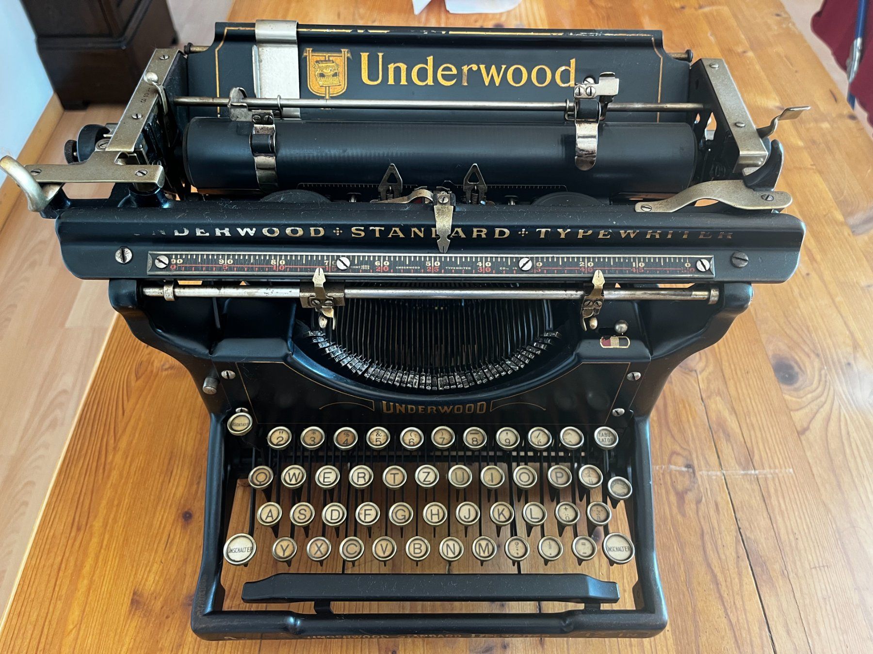 Underwood Machines à écrire: Underwood Typ 12 – D'occasion à Villmergen par th3th3