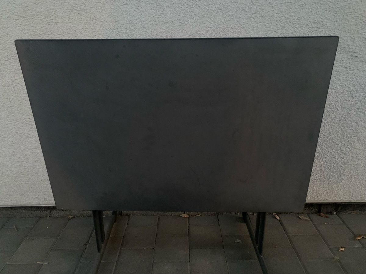 Tables: **Gastro Gartentisch anthrazit/weiss** – D'occasion à Ehrendingen par Anni_89 2