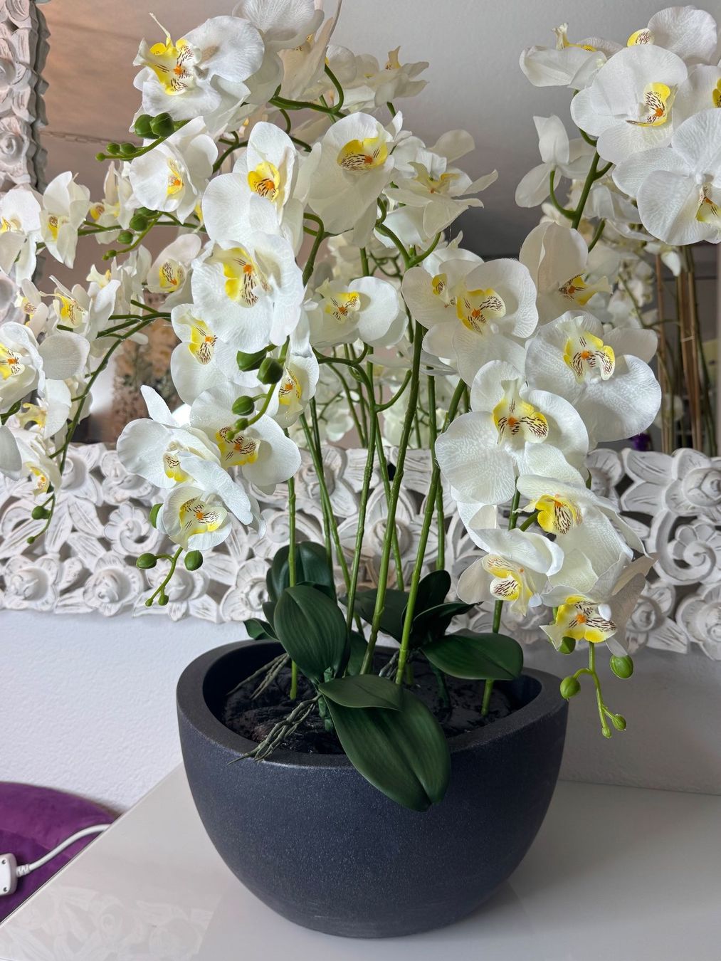 Tutte le decorazioni: Künstliche Orchideen mit Vase New – Nuovo (secondo la descrizione) da Zürich venduto da Privat4444 9