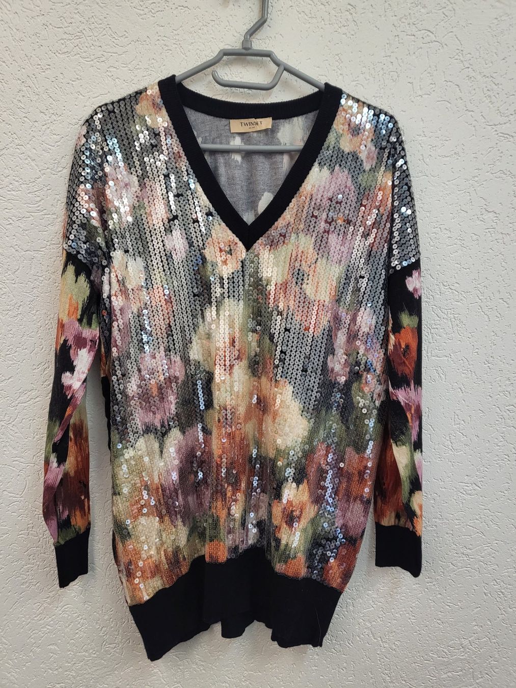 Twinset Maglioni & Felpe: Weicher Designerpullover mit Pailletten – Usato da Brütten venduto da Diana098