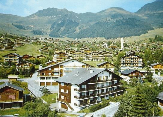 Cartoline postali: 3x AK VERBIER Golf - Wohnquartier - Dorfplatz mit Auto – Usato da Jona venduto da philajona 1