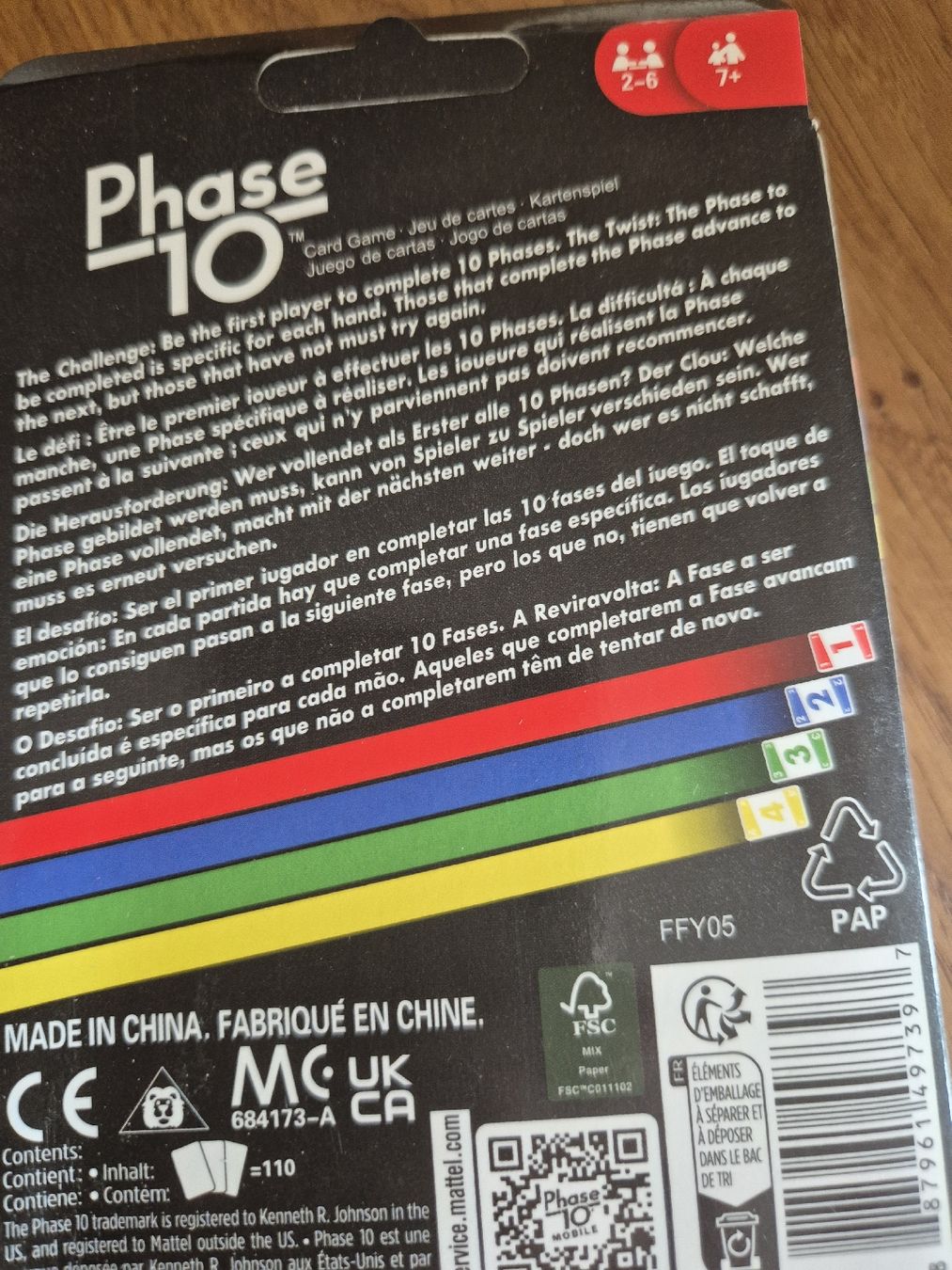 Giochi: NEU Phase 10 Kartenspiel  – Nuovo e nell'imballaggio originale da Urdorf venduto da villakagu 1