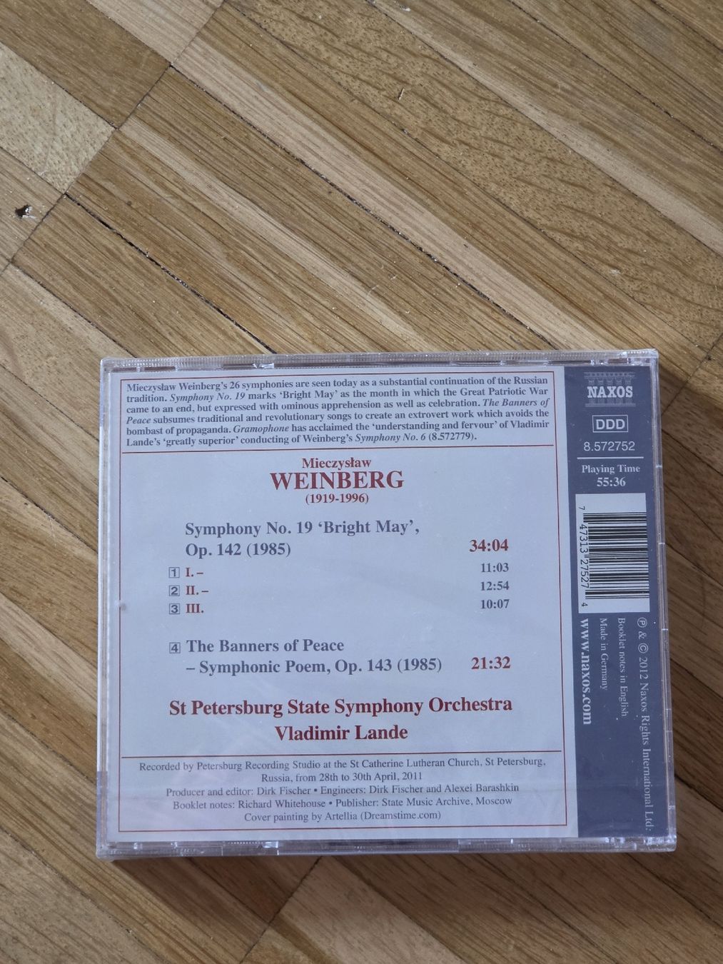 CD: Neue CD: WEINBERG Symphony No. 19 'Bright May' – Nuovo e nell'imballaggio originale da Aesch BL venduto da immon 1