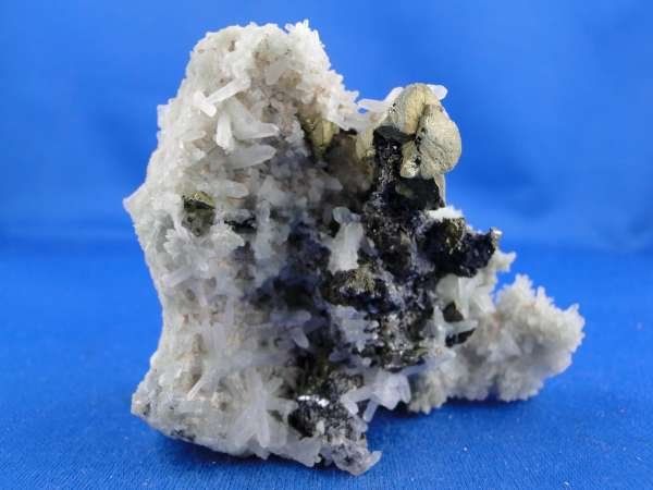 Mineralien & Heilsteine: Chalkopyrit und Galena auf Quarz – Gebraucht aus Schinznach Bad von Demerald 1