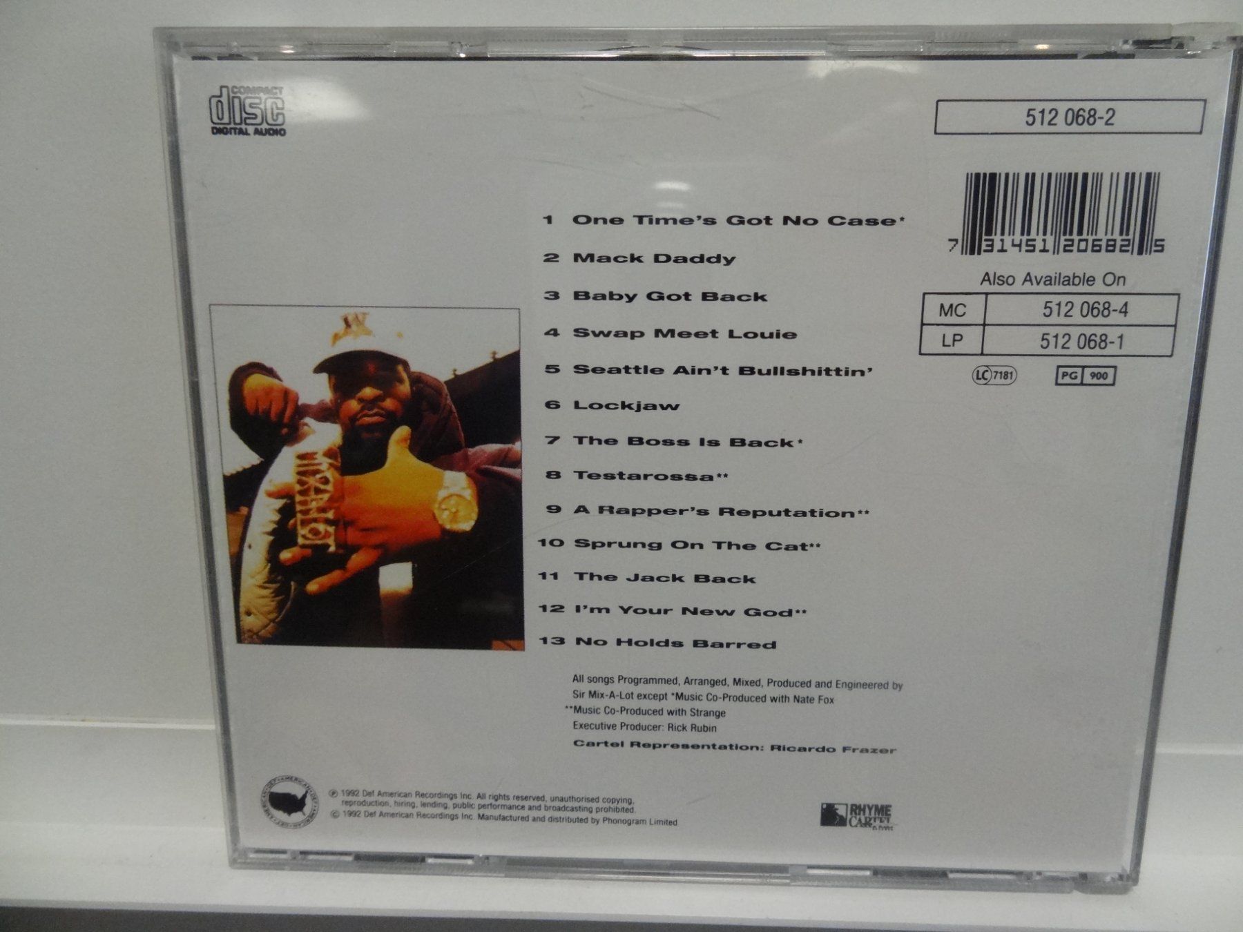 CD: Sir Mix-A-Lot, Mack Daddy – Usato da luzern venduto da musicandart 1