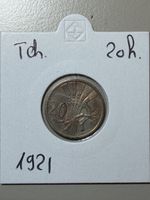 Tchécoslovaquie - 20 heller - 1921 