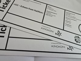 2 Tickets Kino Koni Zürich "111-Echoes from Halifax" 22.10.