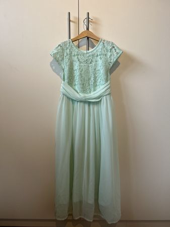 Festliches Kleid, Gr. 134, Mintgrün