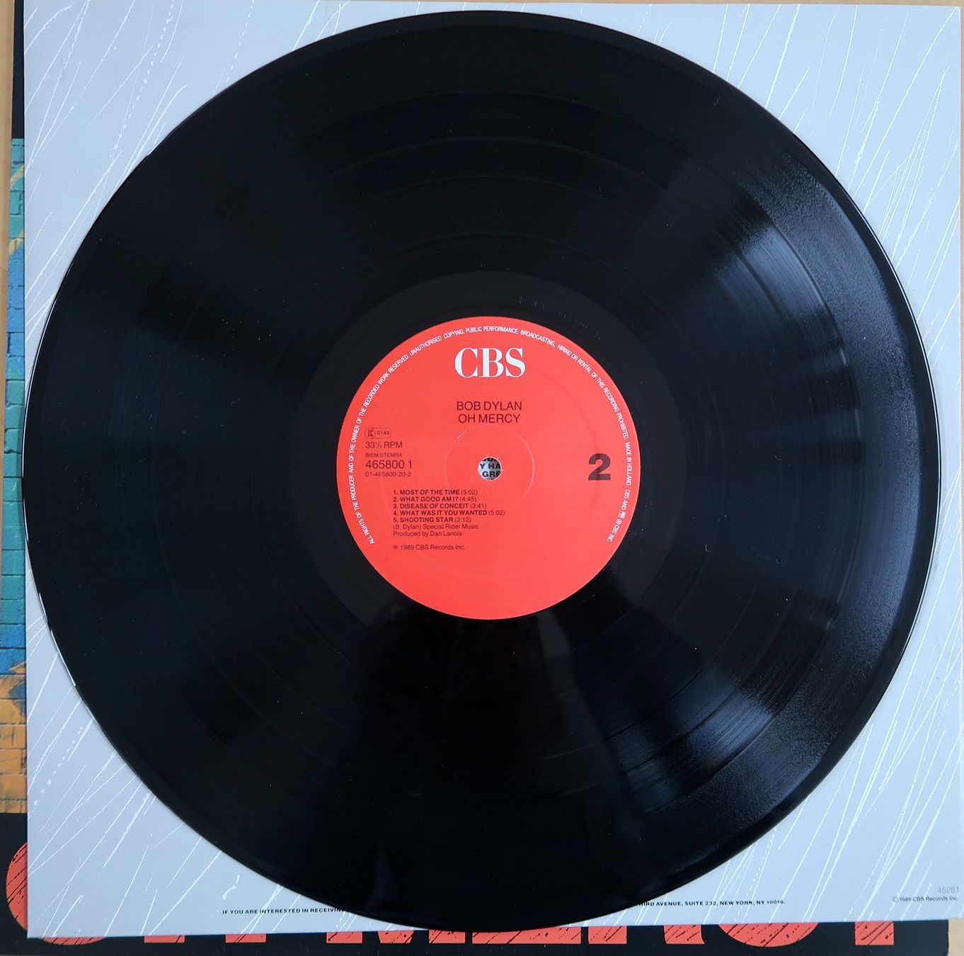 Dischi in vinile: BOB DYLAN - OH MERCY (LP NM) – Usato da Hedingen venduto da Studers 3
