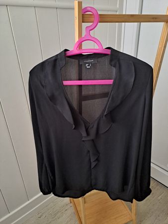 Bluse schwarz Grösse 42 Damen guter Zustand