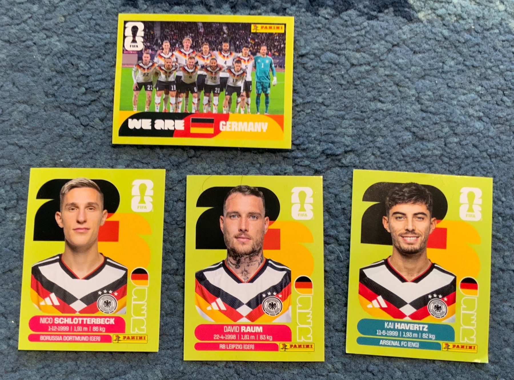 Panini Carte collezionabili: Panini WM 2026 GER 4, 5, 13 und 17 – Nuovo (secondo la descrizione) da Ebmatingen venduto da Arsi15