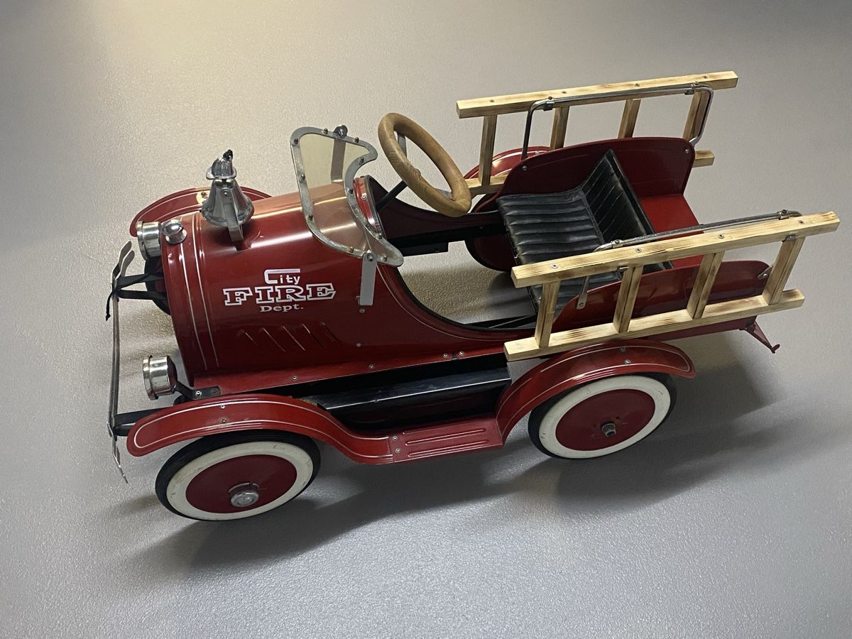 Veicoli per bambini: Blech Trettauto Antik Länge 100 cm – Usato da Ballwil venduto da lukyluciano21
