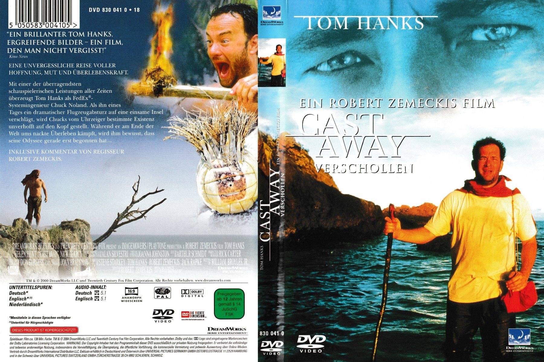 Tutti i DVDs: DVD - Cast Away - Verschollen – Usato da Langnau am Albis venduto da MediaRescuerKeLoX
