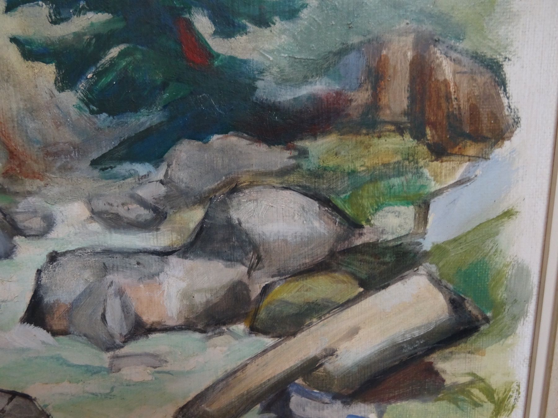 Gemälde: W. BLEICHER LANDSCHAFTSBILD – Gebraucht aus Brügg BE von fundus2 4